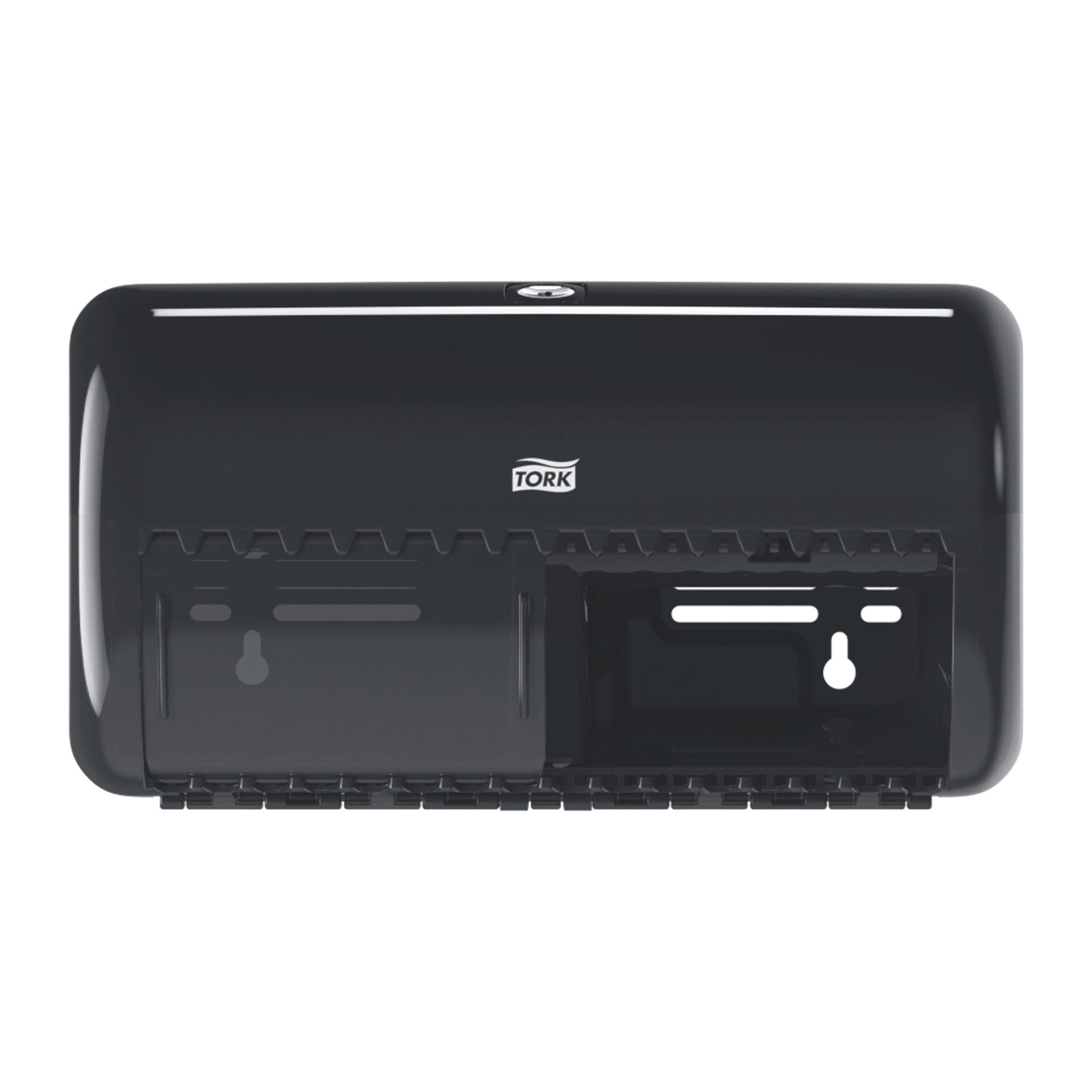 Tork T4 Distributeur Noir pour Papier Toilette Traditionelle 557008