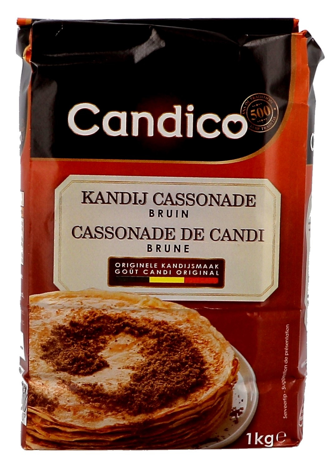 Candico Cassonade de candi brune foncé 1kg (Suiker)