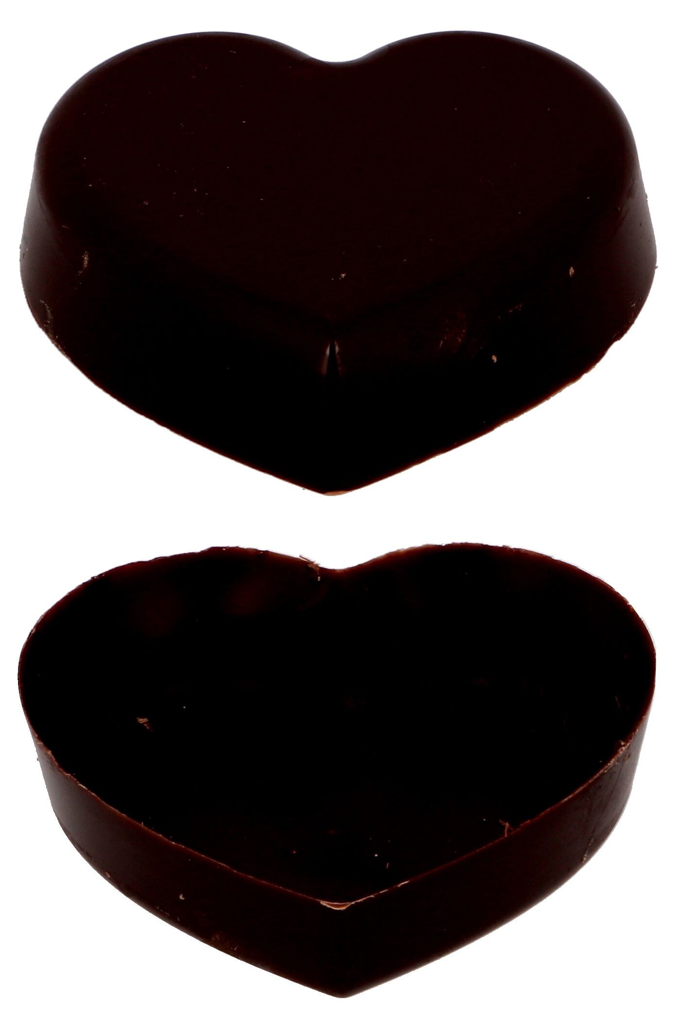 Coupe forme coeur en chocolat noir 75pc DV Foods