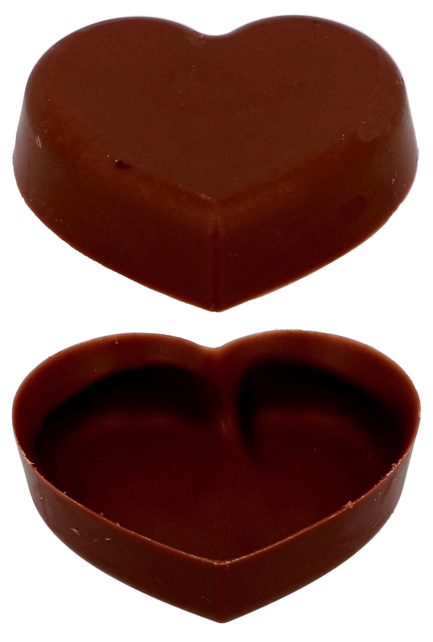 Coupe forme coeur en chocolat lait 75pc DV Foods