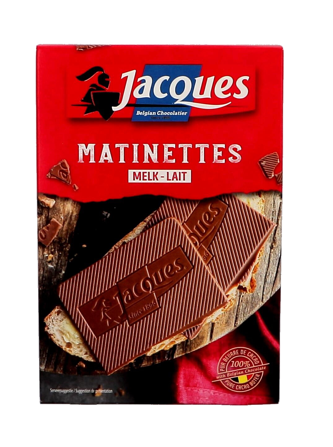 Jacques Matinettes Chocolat Lait 12x128gr