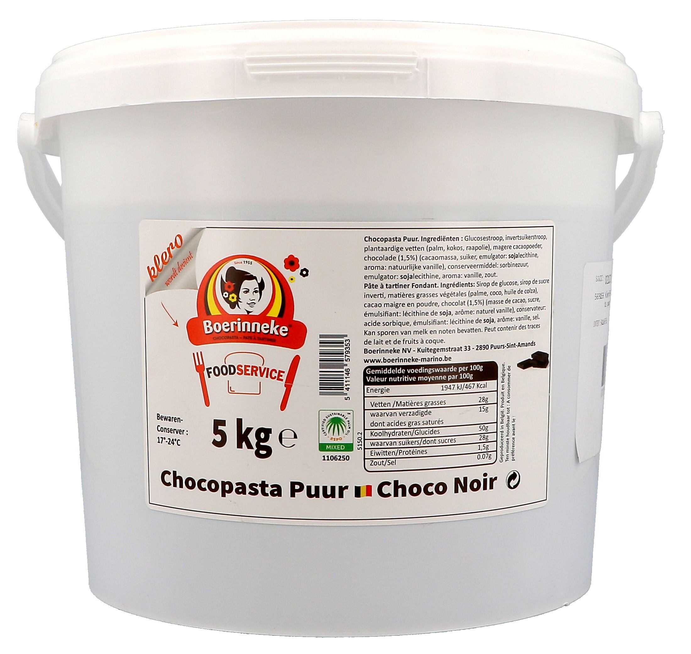 Choco Klero 5kg Pate a Tartiner