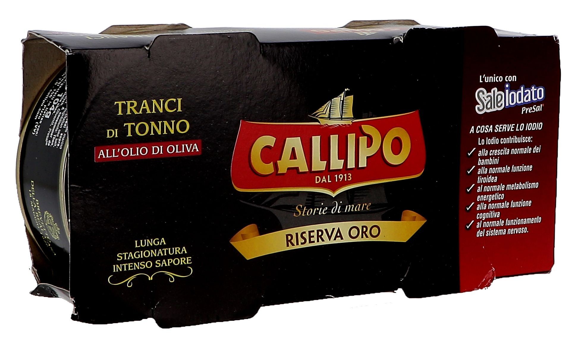 Calippo Yellowfin Thon à l'huile d'olives 160gr Riserva Oro