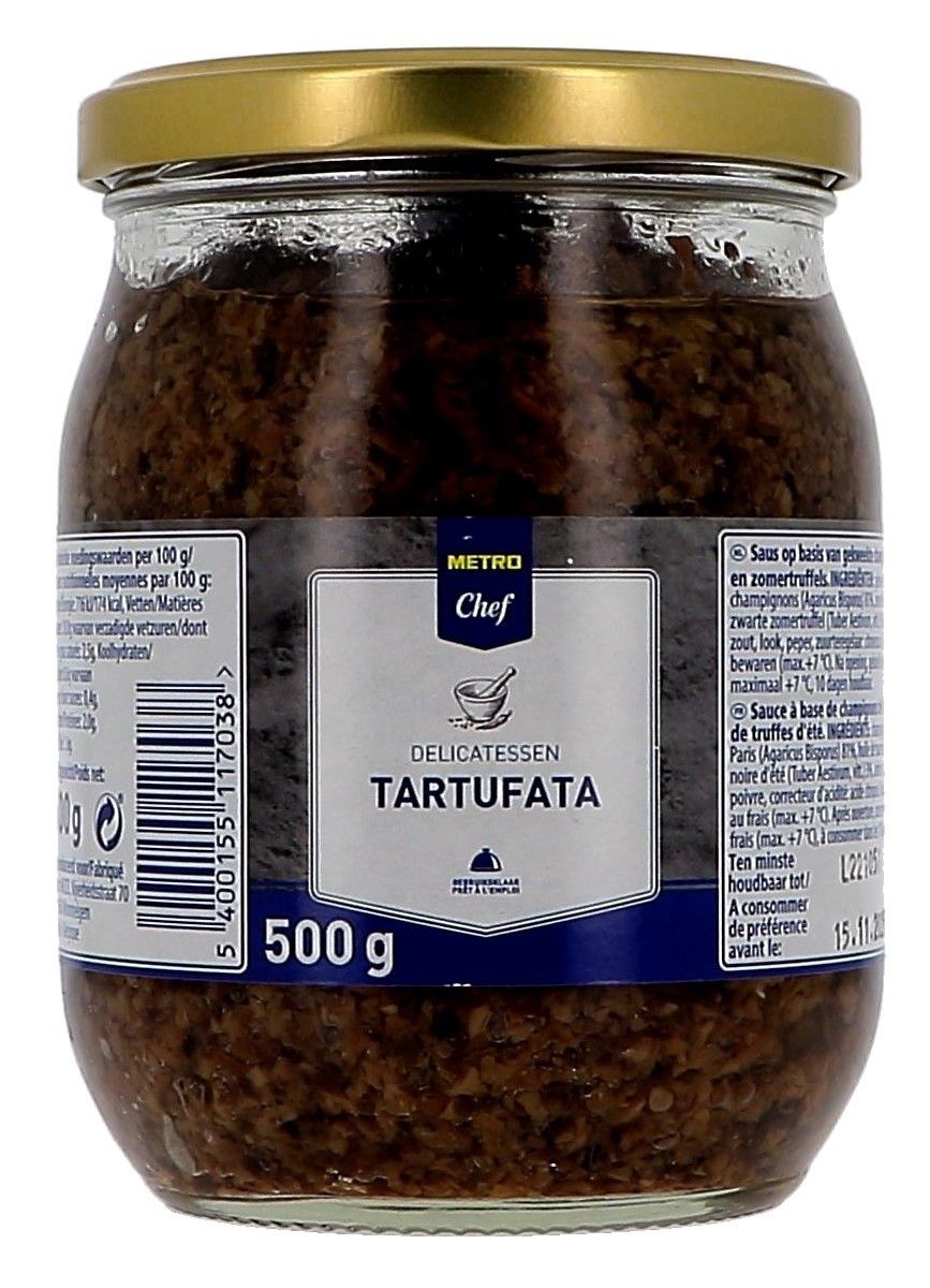 Metro Chef Sauce Tartufata 500gr bocal - Nevejan