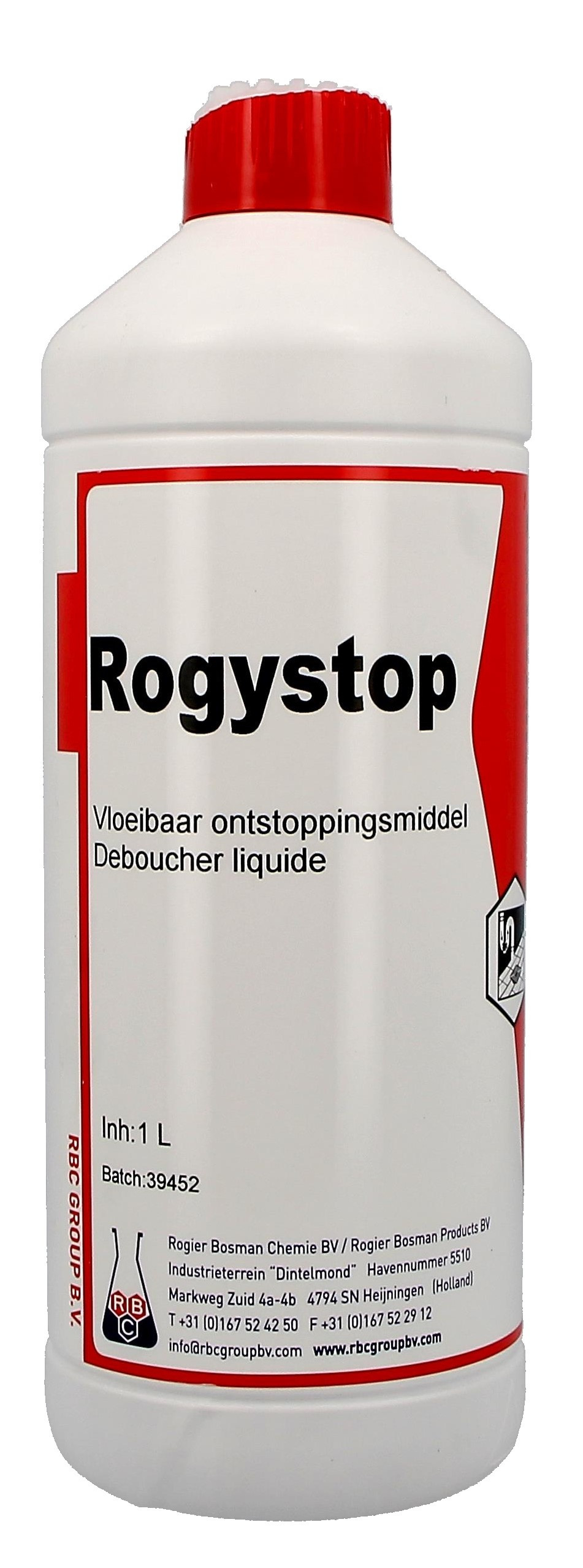 Rogystop Super 1L déboucheur liquide industrielle (Reinigings-&kuisproducten)