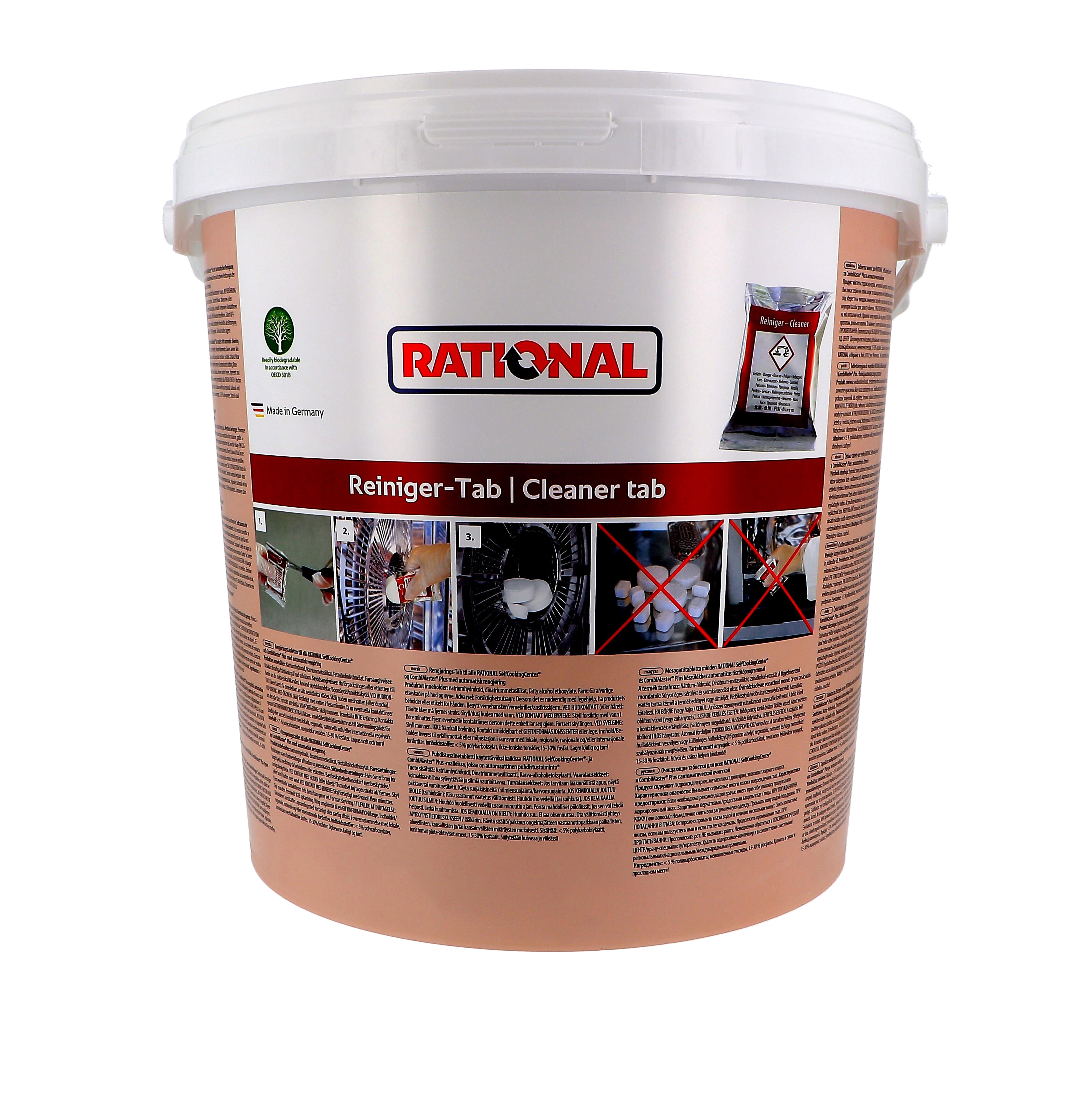 Rational Pastilles de Nettoyage Rouge pour SelfCookingCenter & CombiMaster Plus 100pc