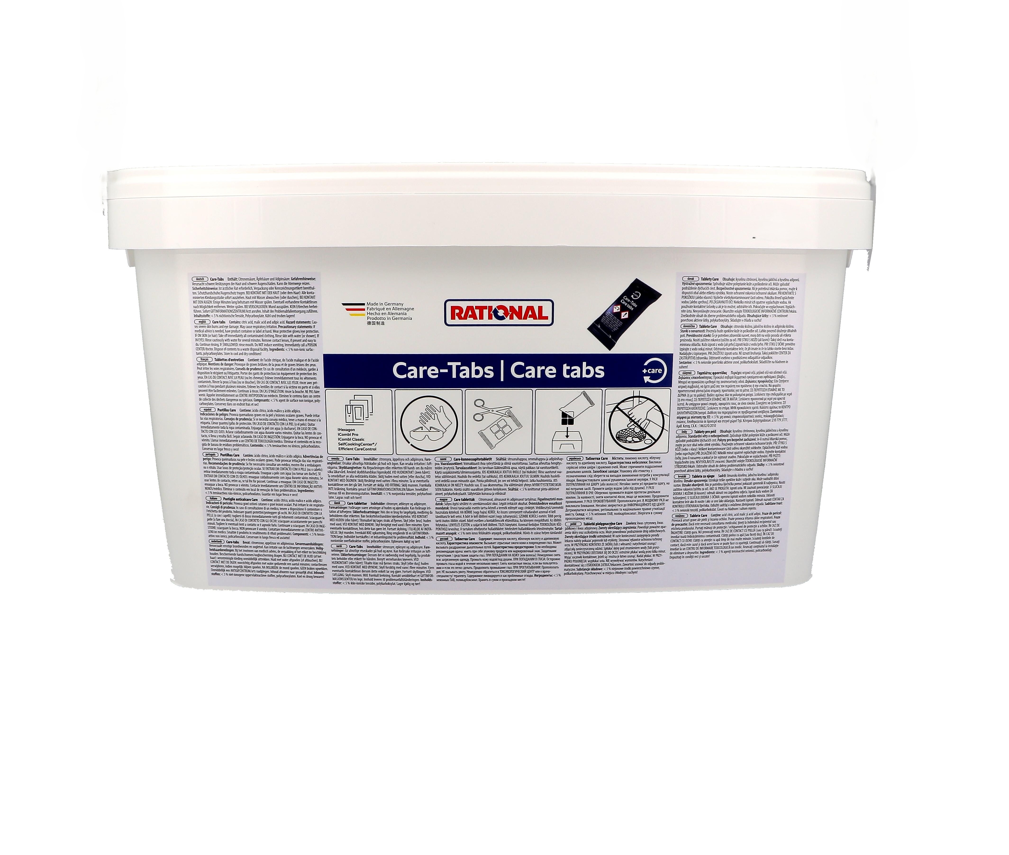 Rational Care Tabs Tablettes d' Entretien Bleu 150pc