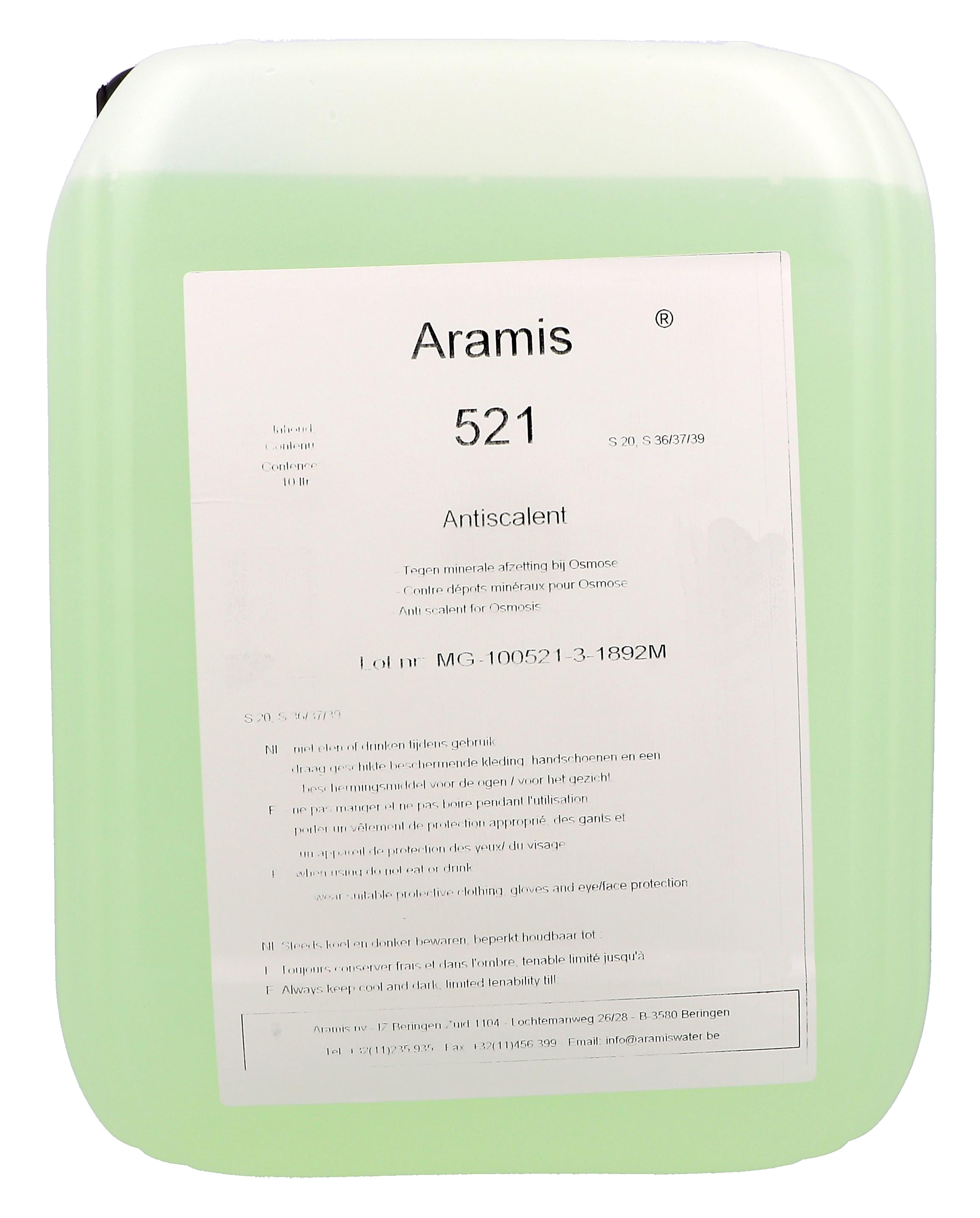 Aramis 521 Antiscalant pour Osmose 10L