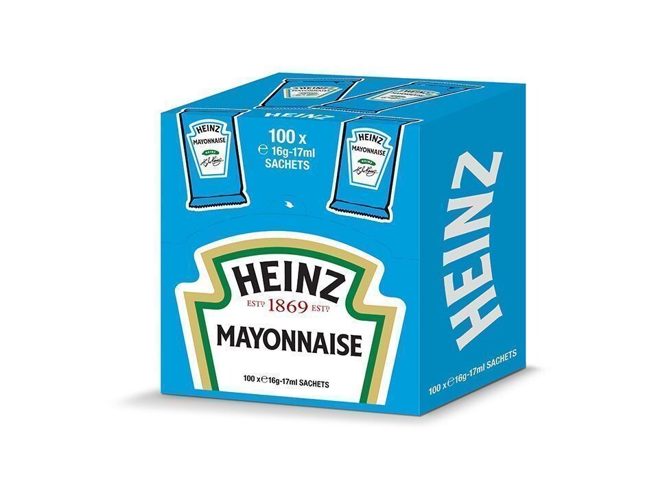 Portions mayonnaise en sachets 100x16gr Heinz