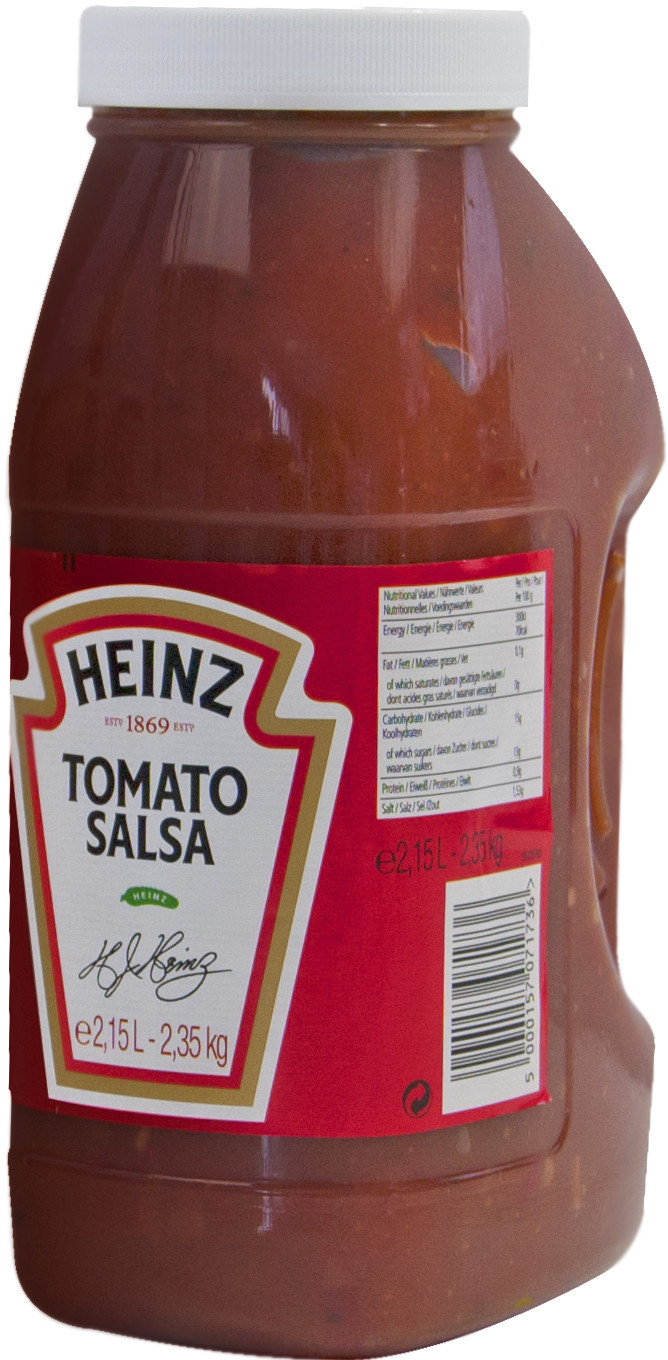 Heinz sauce Tomato salsa 2.15L PET jarre 