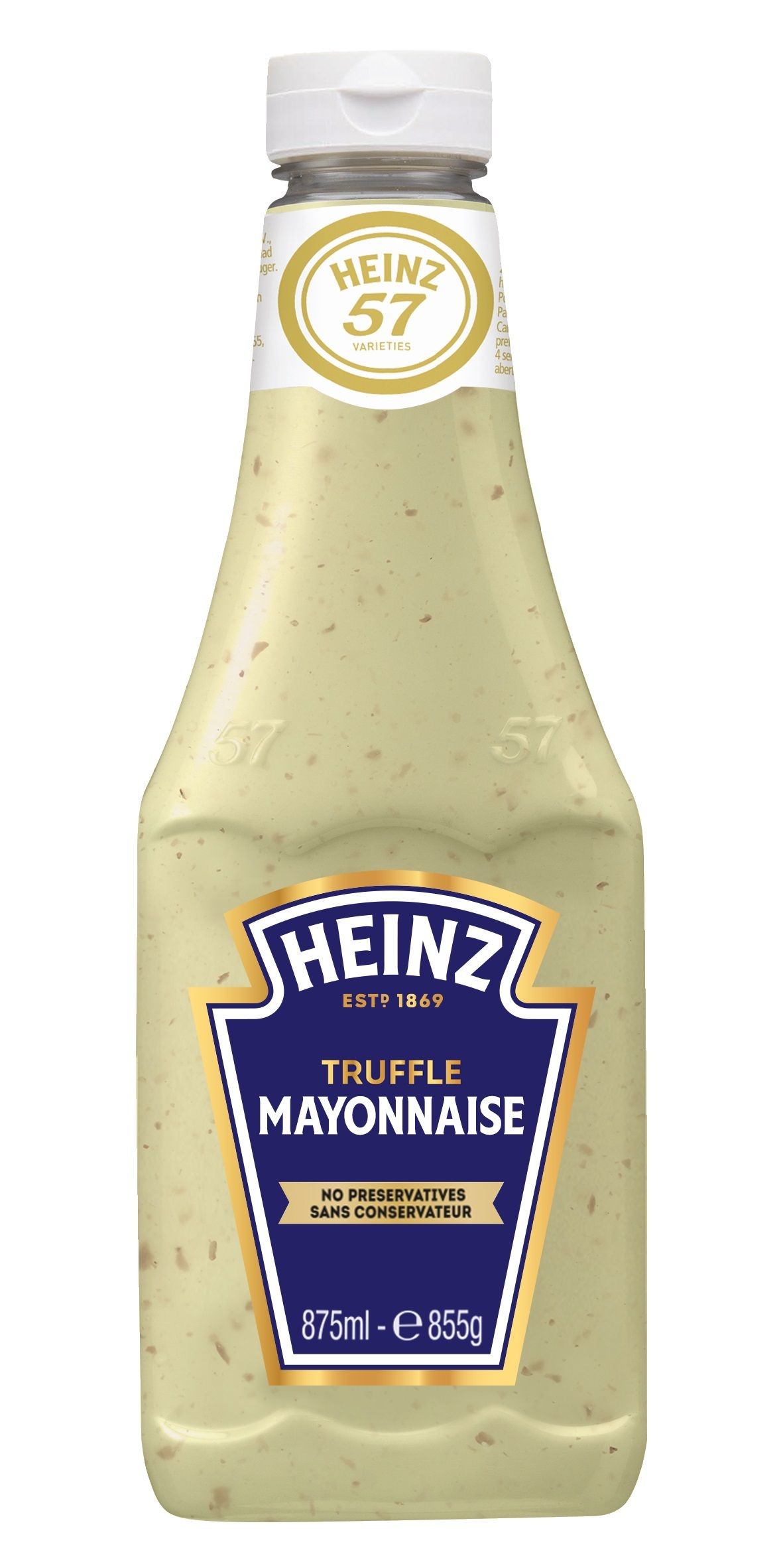 Heinz mayonnaise à la truffe 875ml bouteille pincable - Nevejan