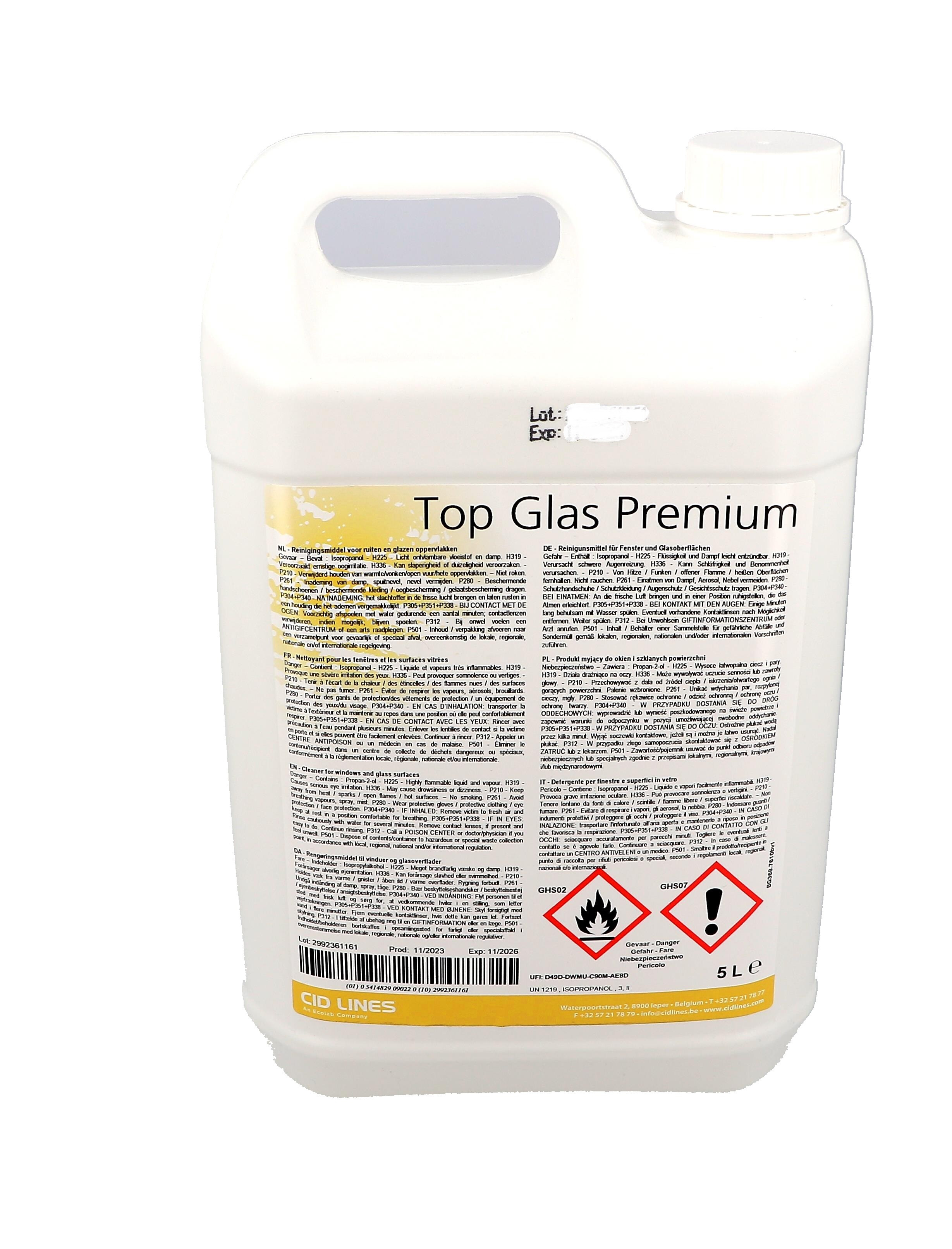 Top Glas Premium nettoyant vitre 5L Cid Lines