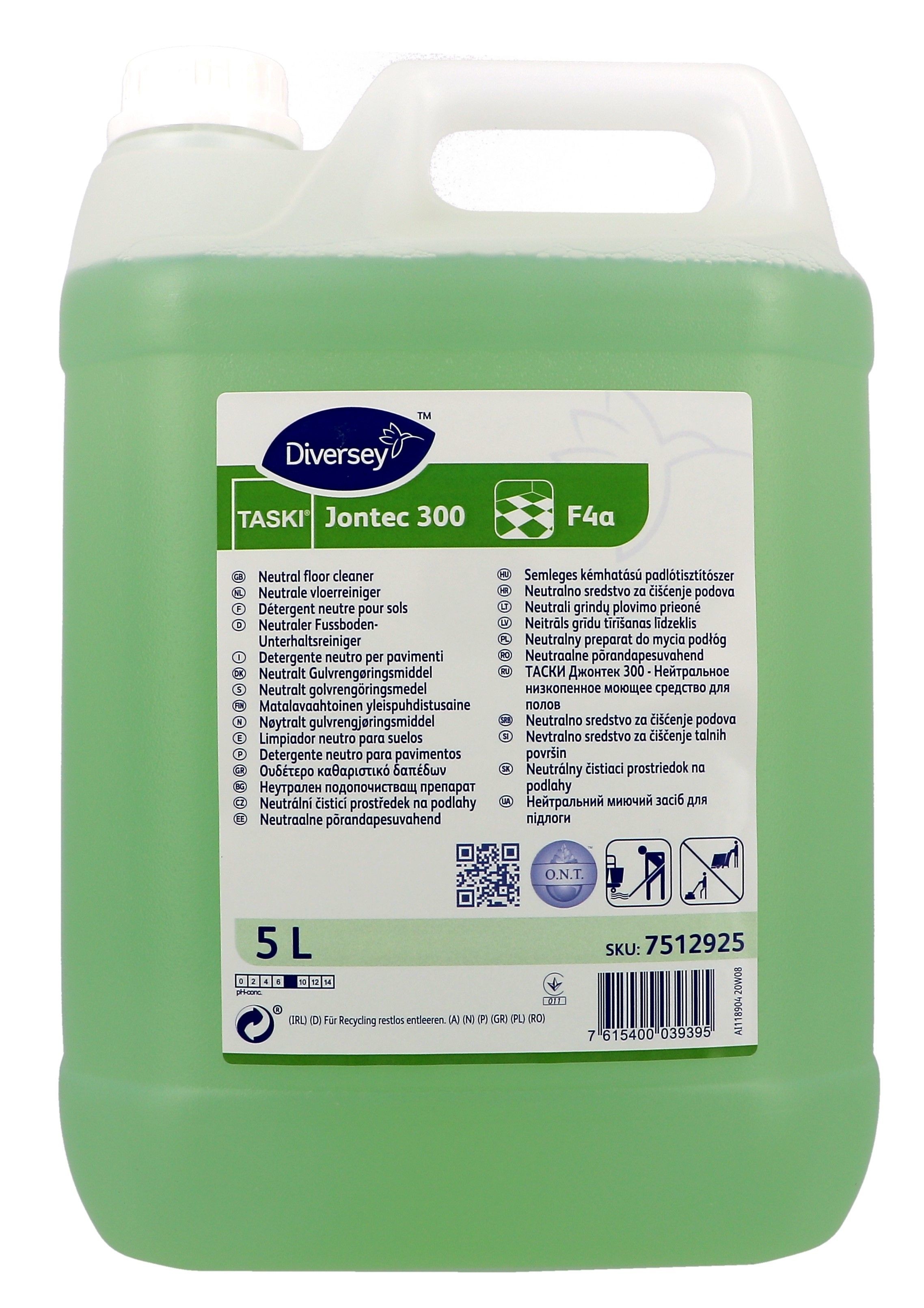 Taski Jontec 300 5L F4a Detergent Sols