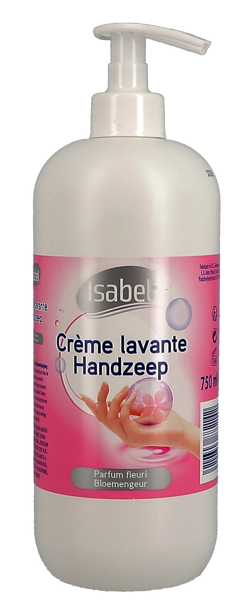 Isabel Creme Lavante savon pour les main + pompe 750ml (Handafwasproducten)