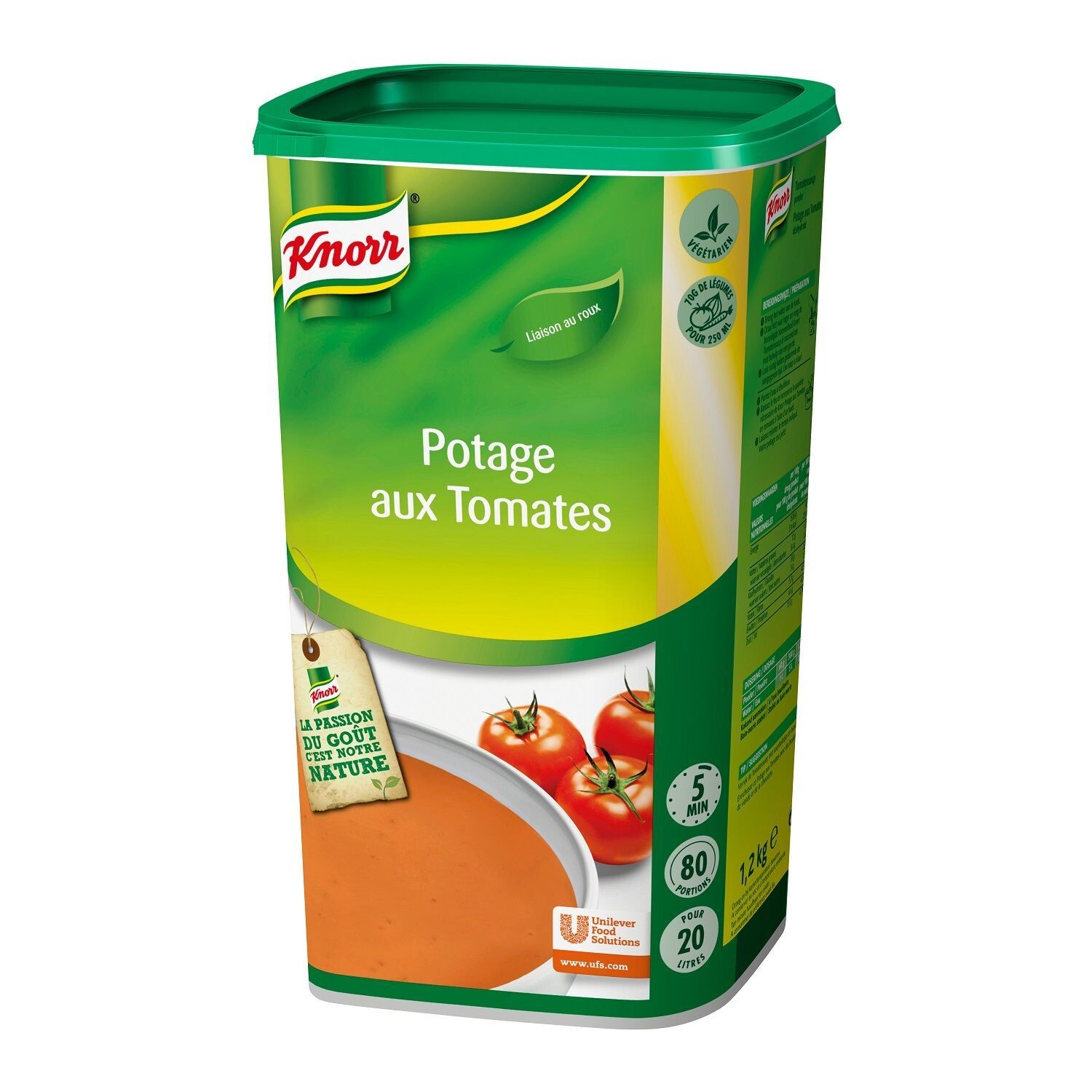 Knorr potage aux tomates 1.495kg Soup de tous les Jours