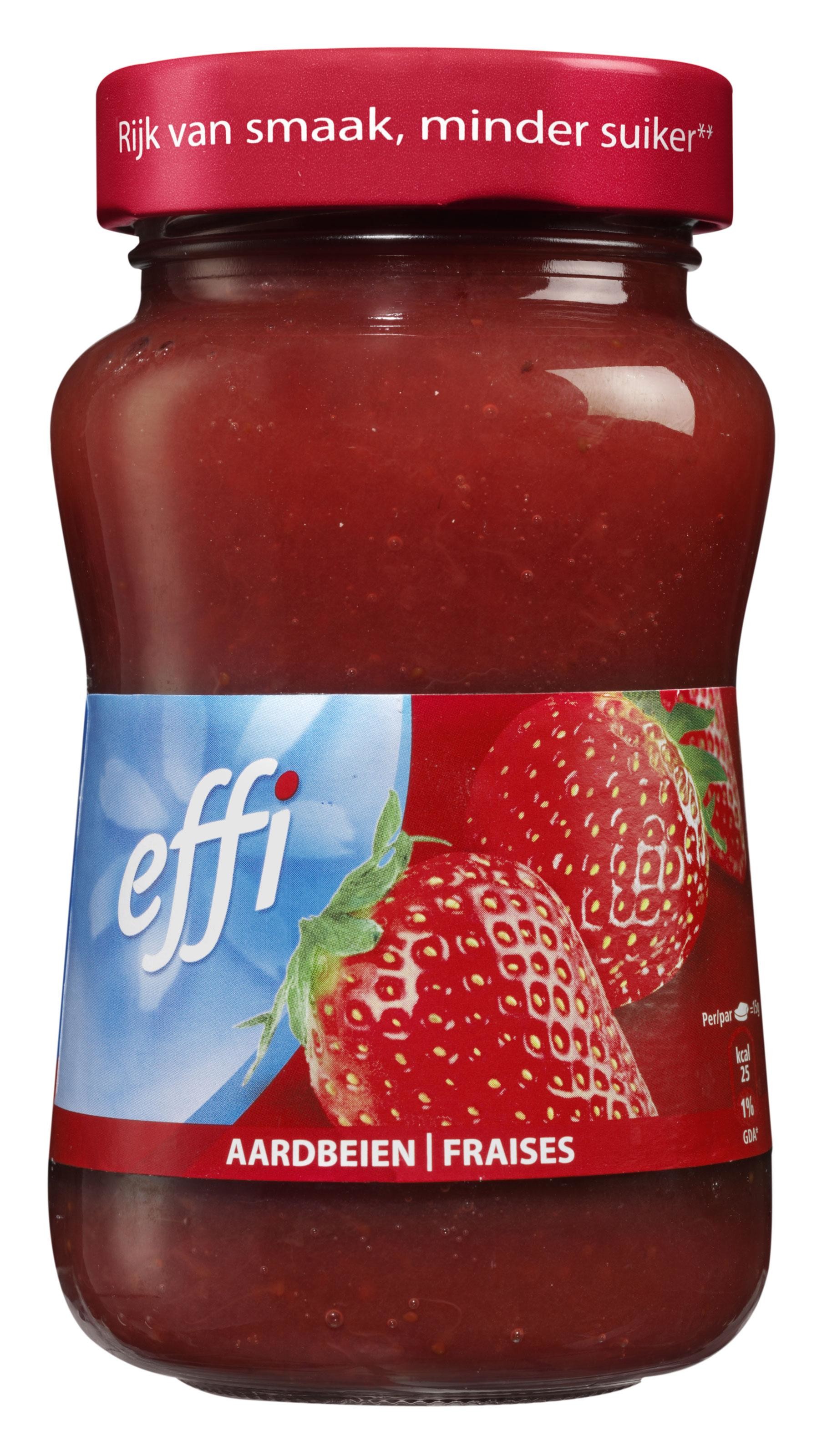 Confiture de fraise 330gr Effi