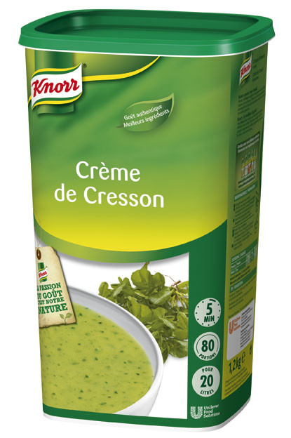 Knorr potage creme de cresson 1.20kg Soupe de tous les Jours