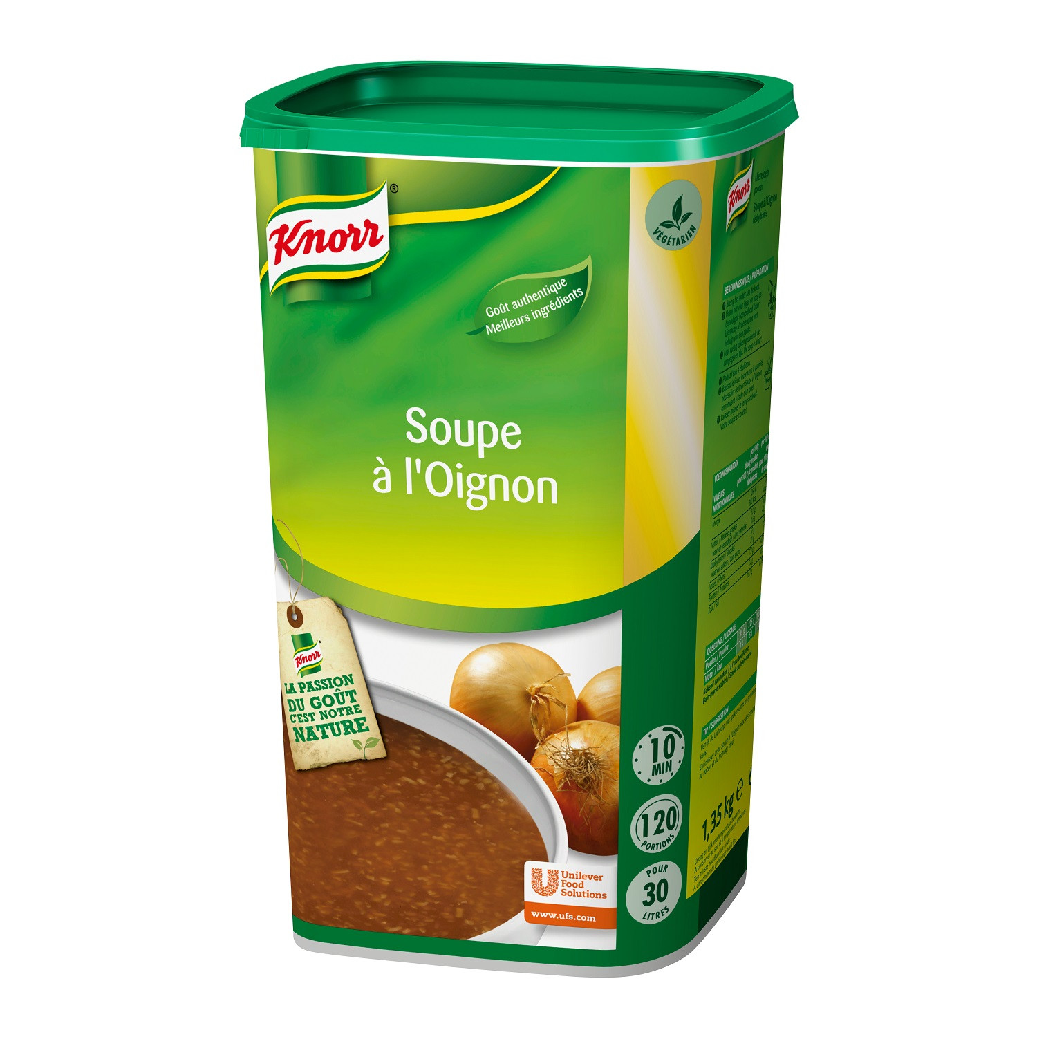 Knorr potage aux oignons 1.35kg Soupe de tous les Jours