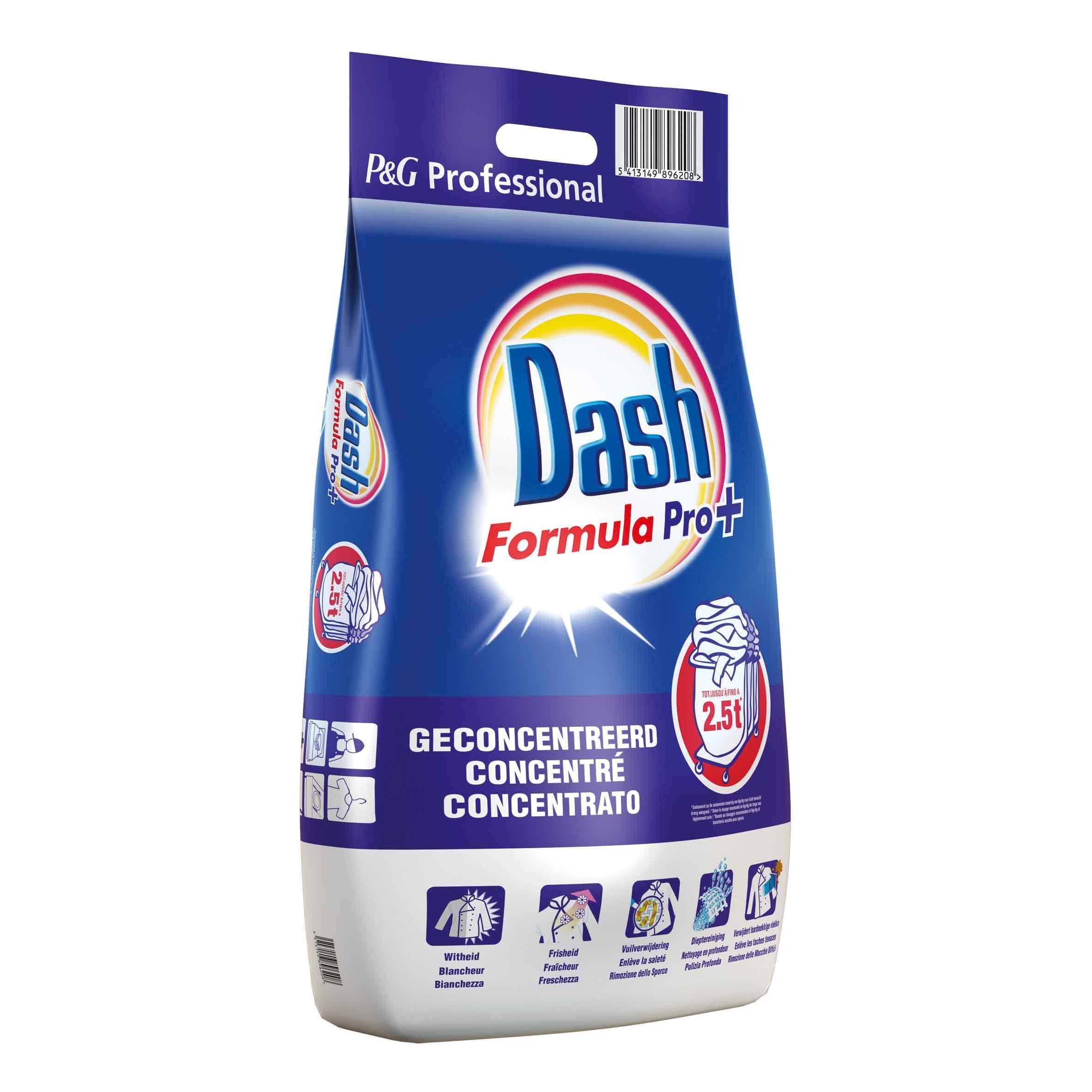 Dash Formula Pro+ 15kg lessive 150dos P&G Professional