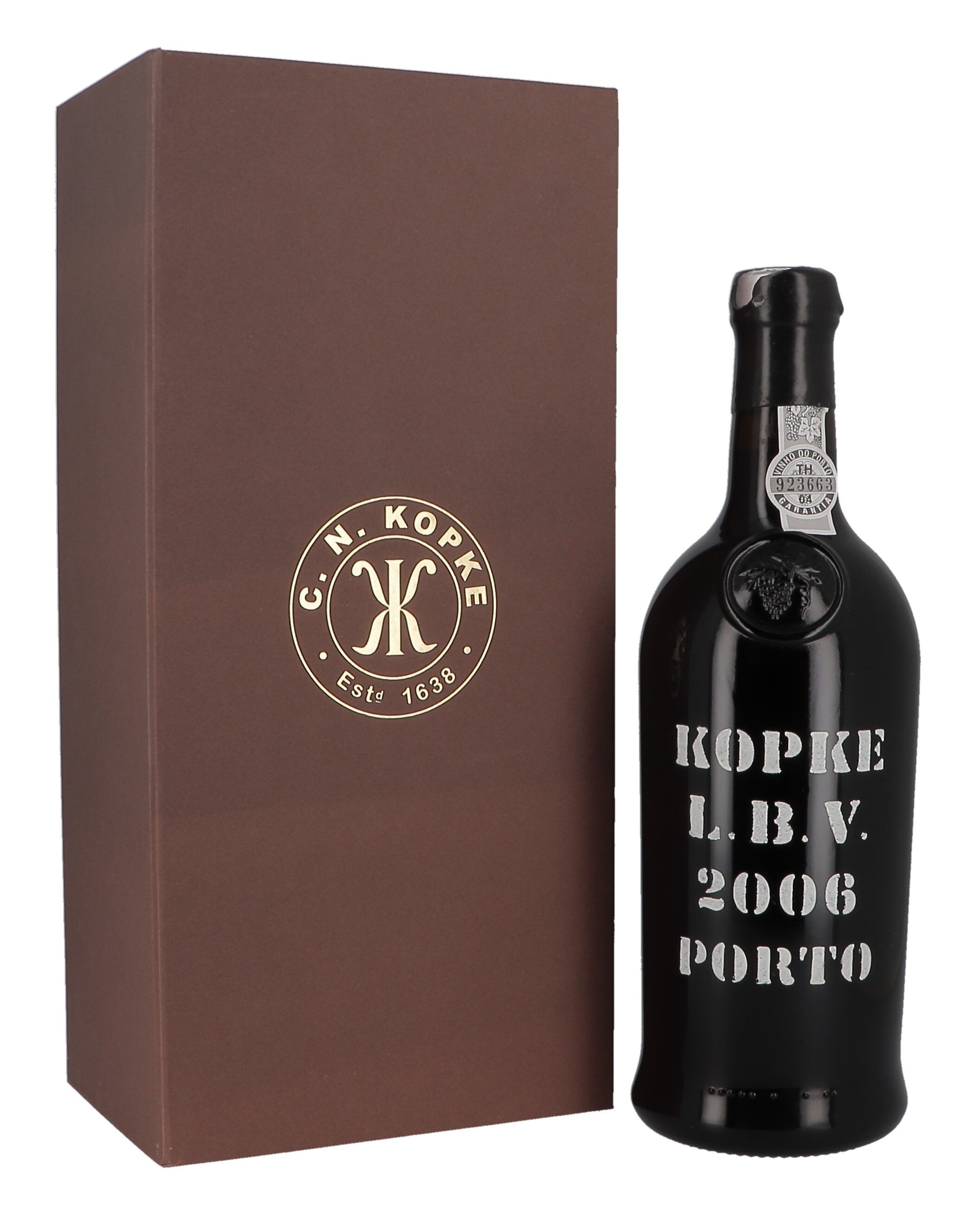 Porto Kopke Late Bottled Vintage 2006 75cl 20% + Luxe Geschenkdoos (Porto)