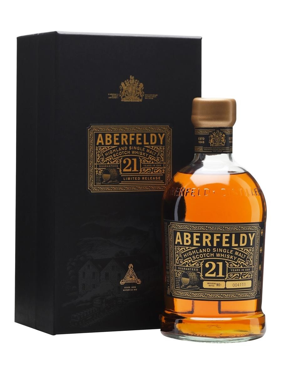 Aberfeldy 21 Ans d'age 70cl 40% Highlands Single Malt Whisky Ecosse
