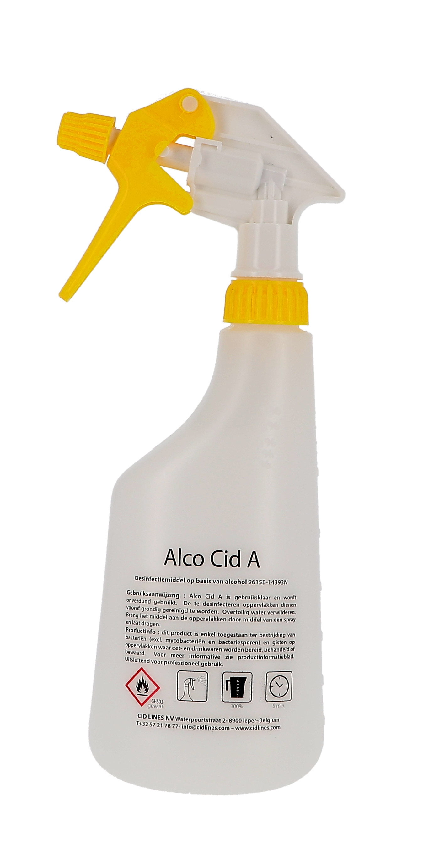 Alco Cid A Bouteille Vide 600ml + spray 1piece Cid Lines