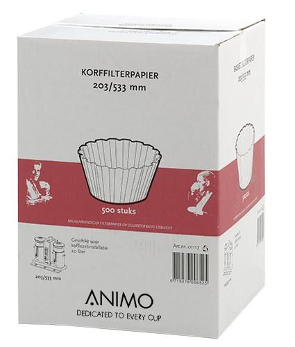 Animo Papier-filtre a cafe Corbeille 203/533 500pc 