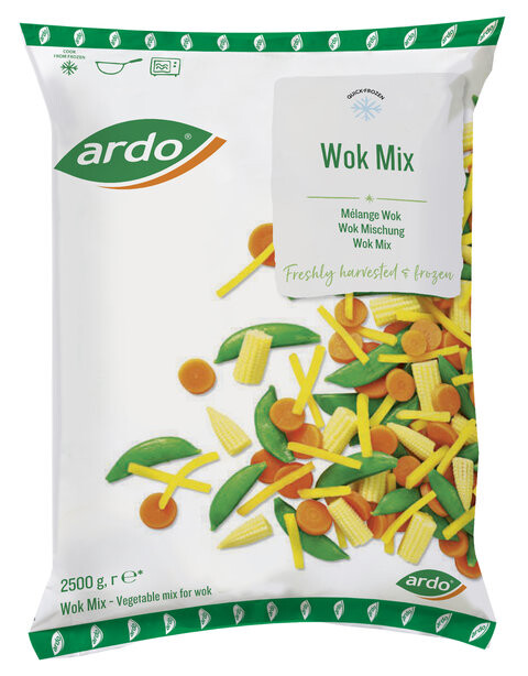 Ardo Mélange pour Wok 2,5kg surgelé