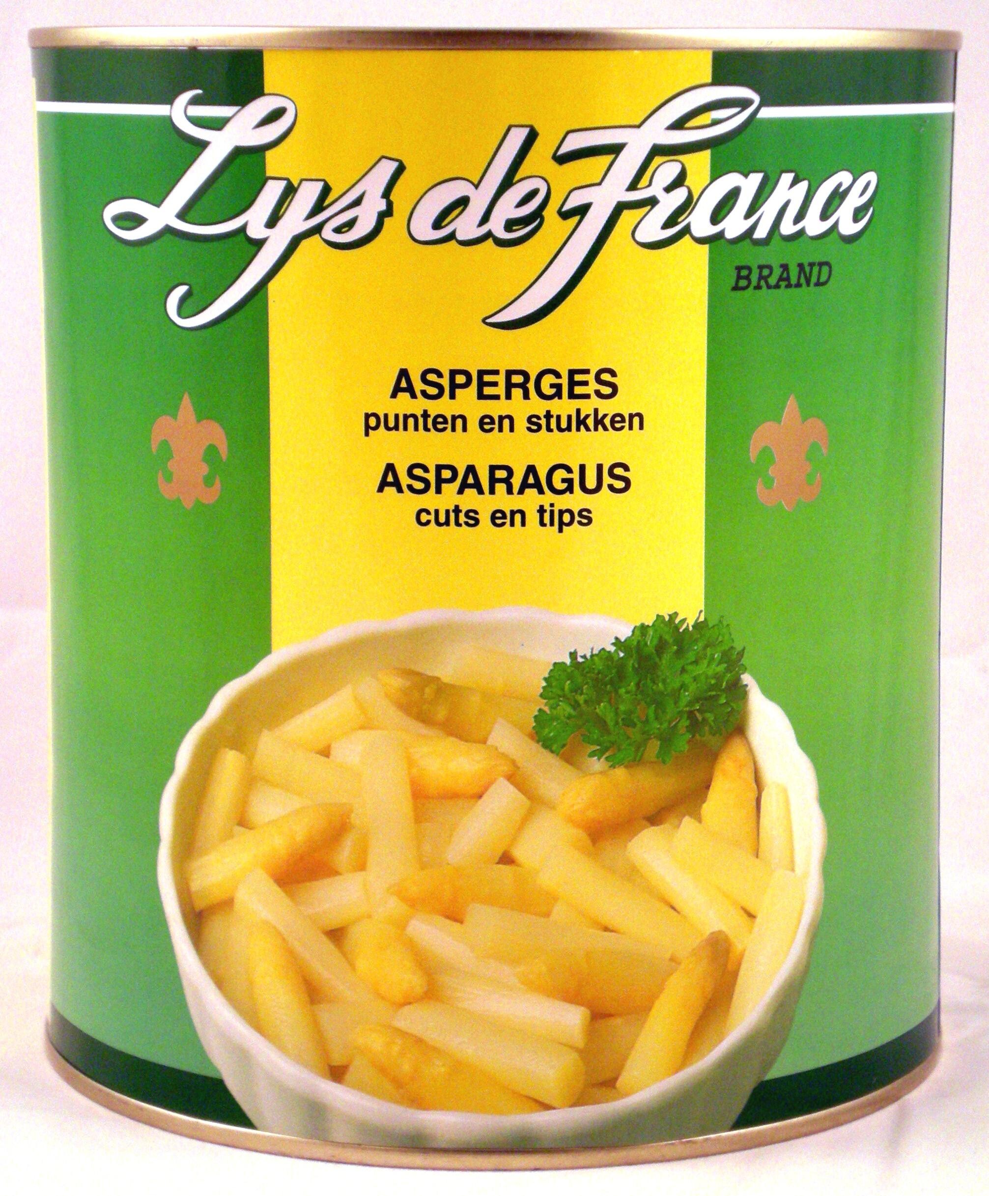 Asperges Blanches Pointes et Morceaux 3L Lys de France