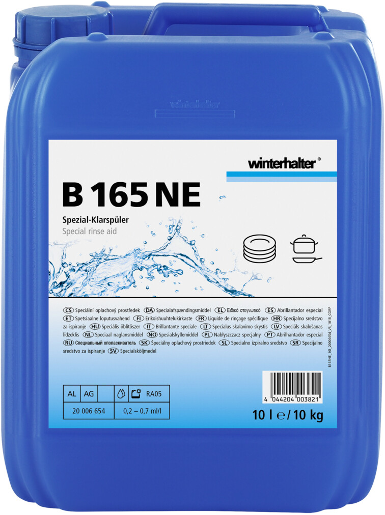 Produit de Rincage Liquide B165NE 10L Winterhalter