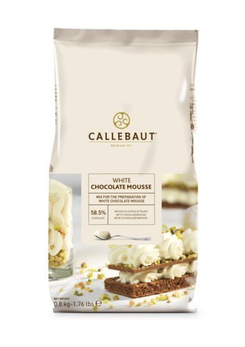 Callebaut poudre de mousse au chocolat blanc 800gr
