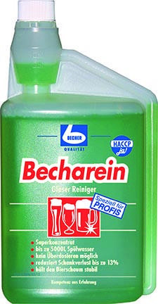 Becharein bouteille a doser 1L nettoyage verres