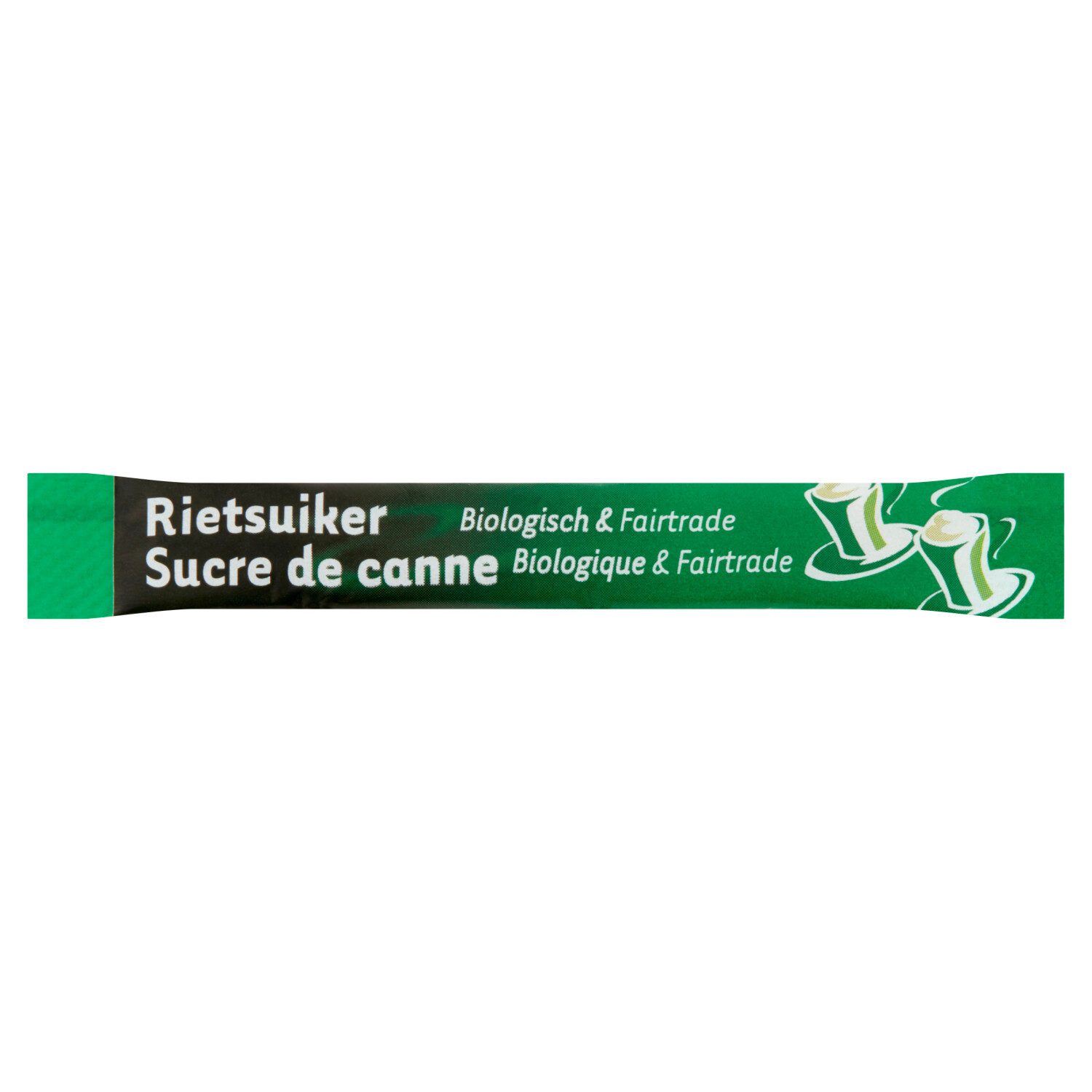 Sucre de canne en stick 4gr portions 1000pc Bio Fairtrade