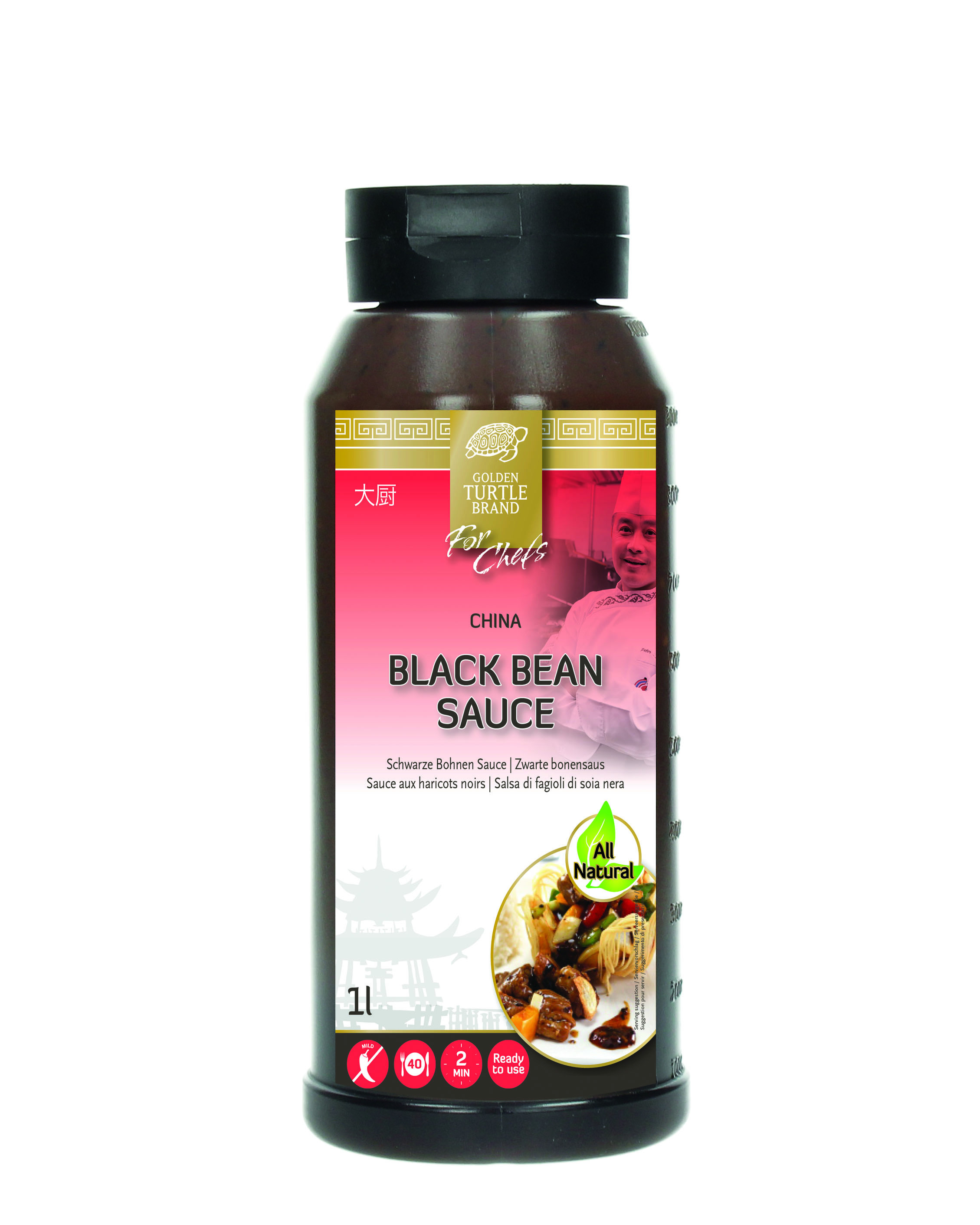 Sauce aux Haricots Noirs 1L Golden Turtle Brand