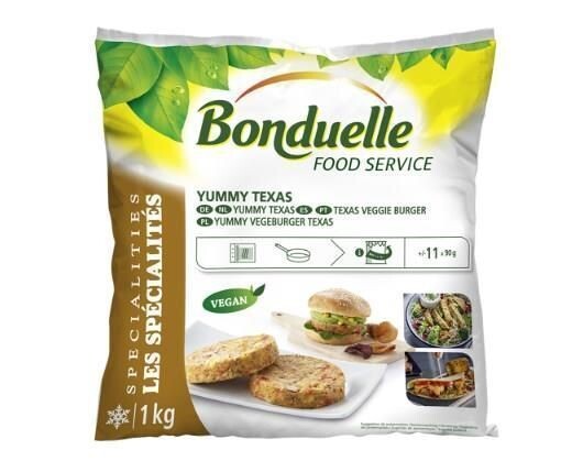 Yummy Texas 90gr Végétarien 1kg Bonduelle Foodservice Surgelé