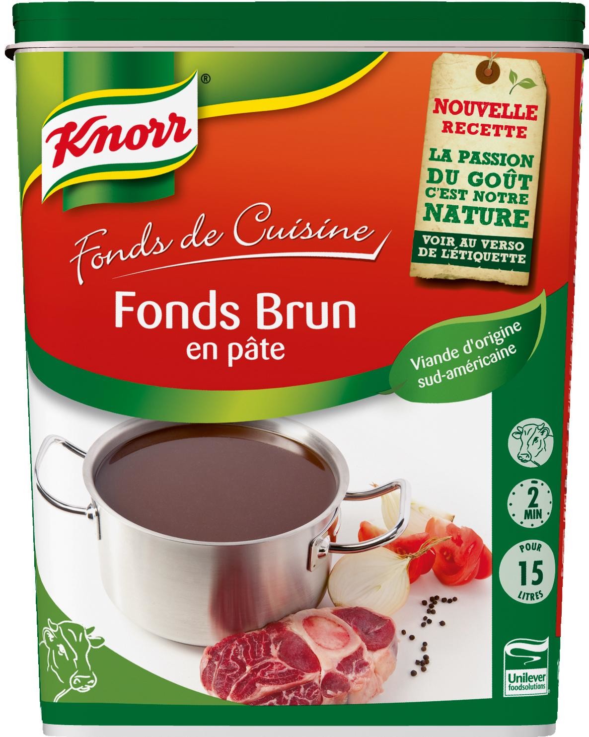Knorr fond brun en pate 1kg Fonds de Cuisine