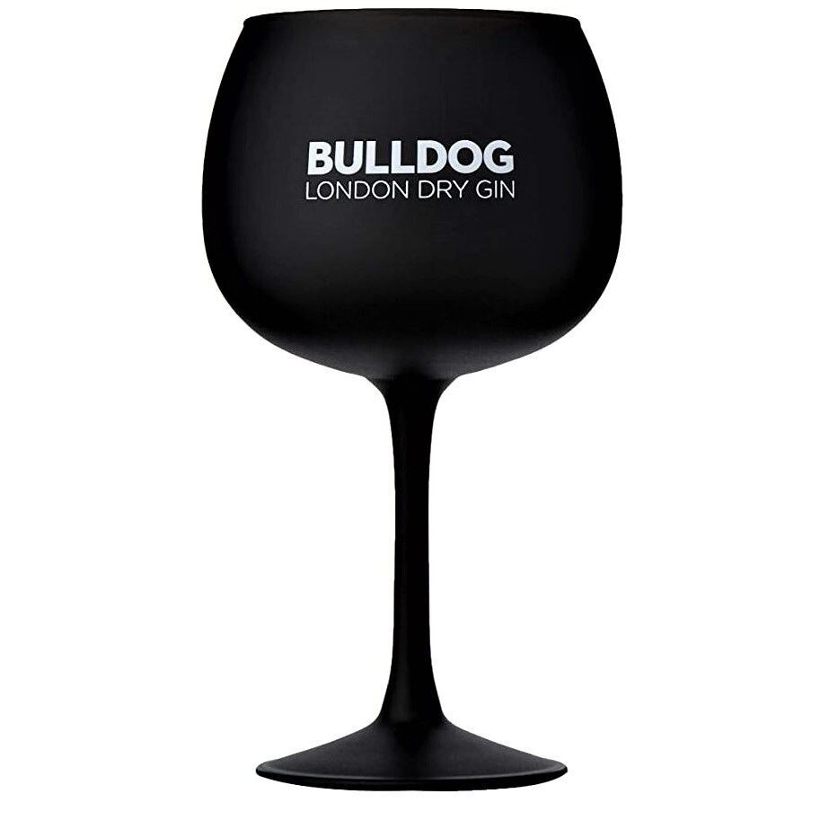 Verres Gin Bulldog 60cl Black Copa sur pied 6x1pc