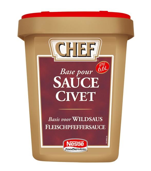 Chef base pour sauce civet déshydratée 1020gr Nestlé Professional