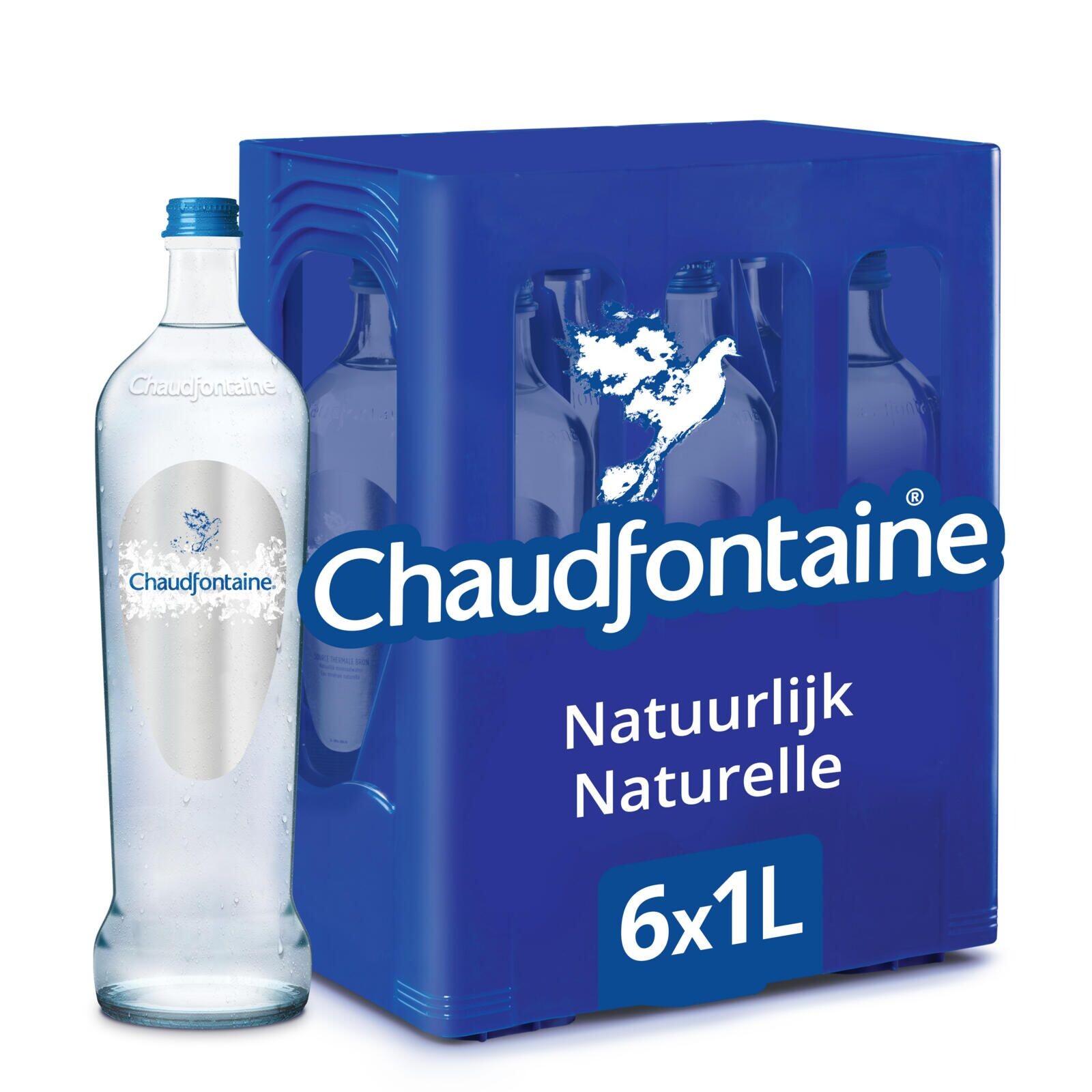 Eau Chaudfontaine plate 6x1L casier