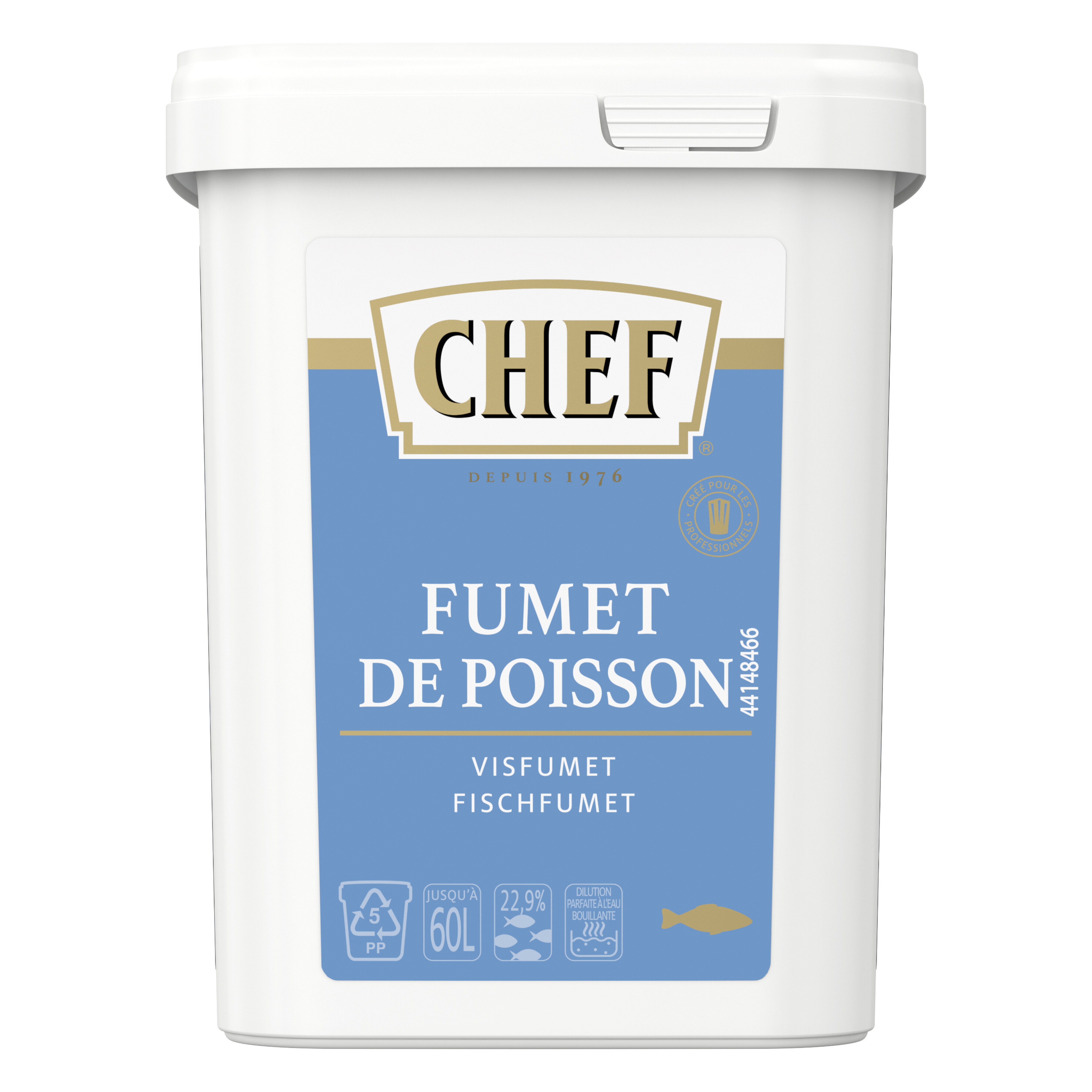 Chef fumet de poisson poudre déshydraté 900gr Nestlé Professional