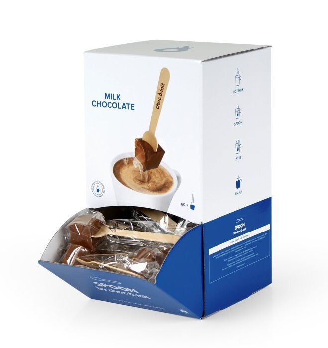 Choc-O-Lait Spoon Chocolat Chaud Lait 60pièces