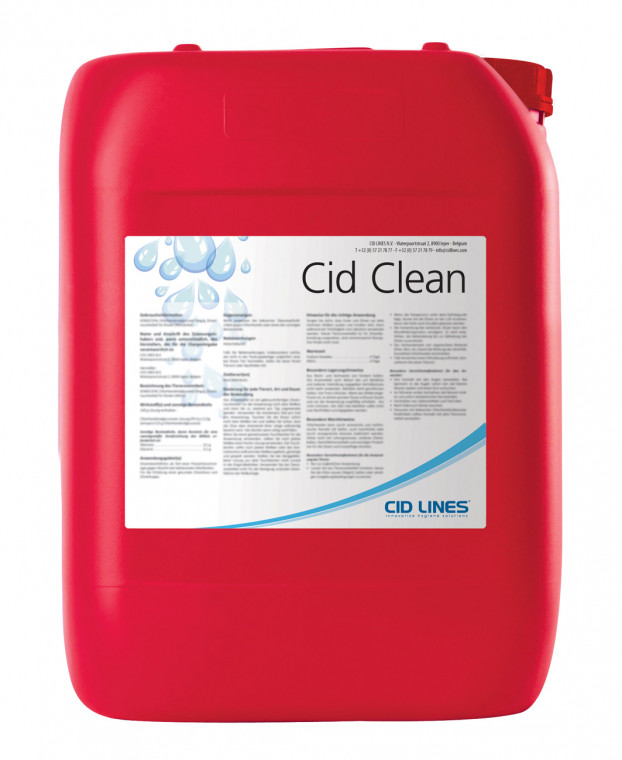 Cid Clean Nettoyant Circuits d'eau de boisson 25L Cid Lines Professionnel