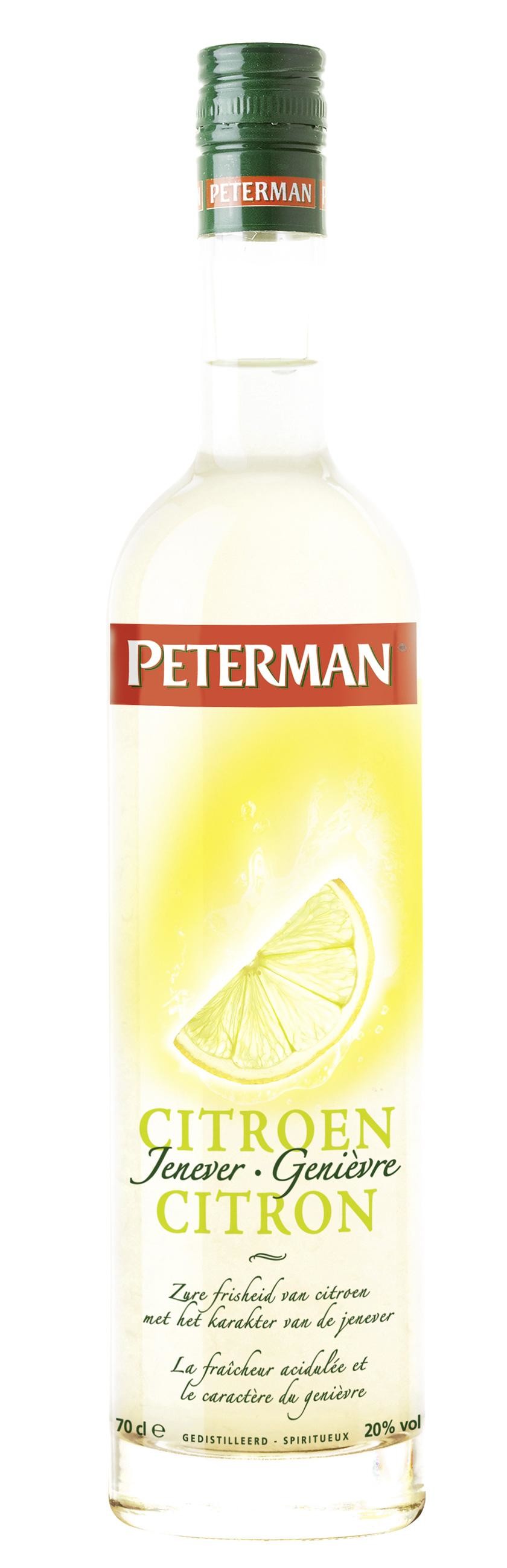 Peterman Genièvre Citron 70cl 20%