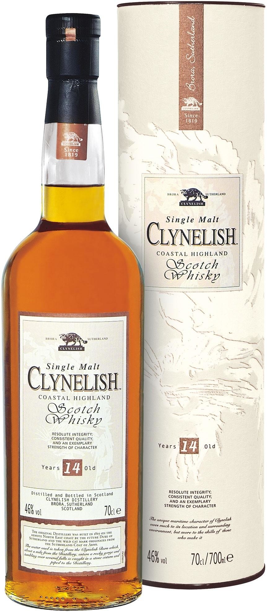 Clynelish 14 ans d'age 70cl 46% Highland Single Malt Whisky Ecosse