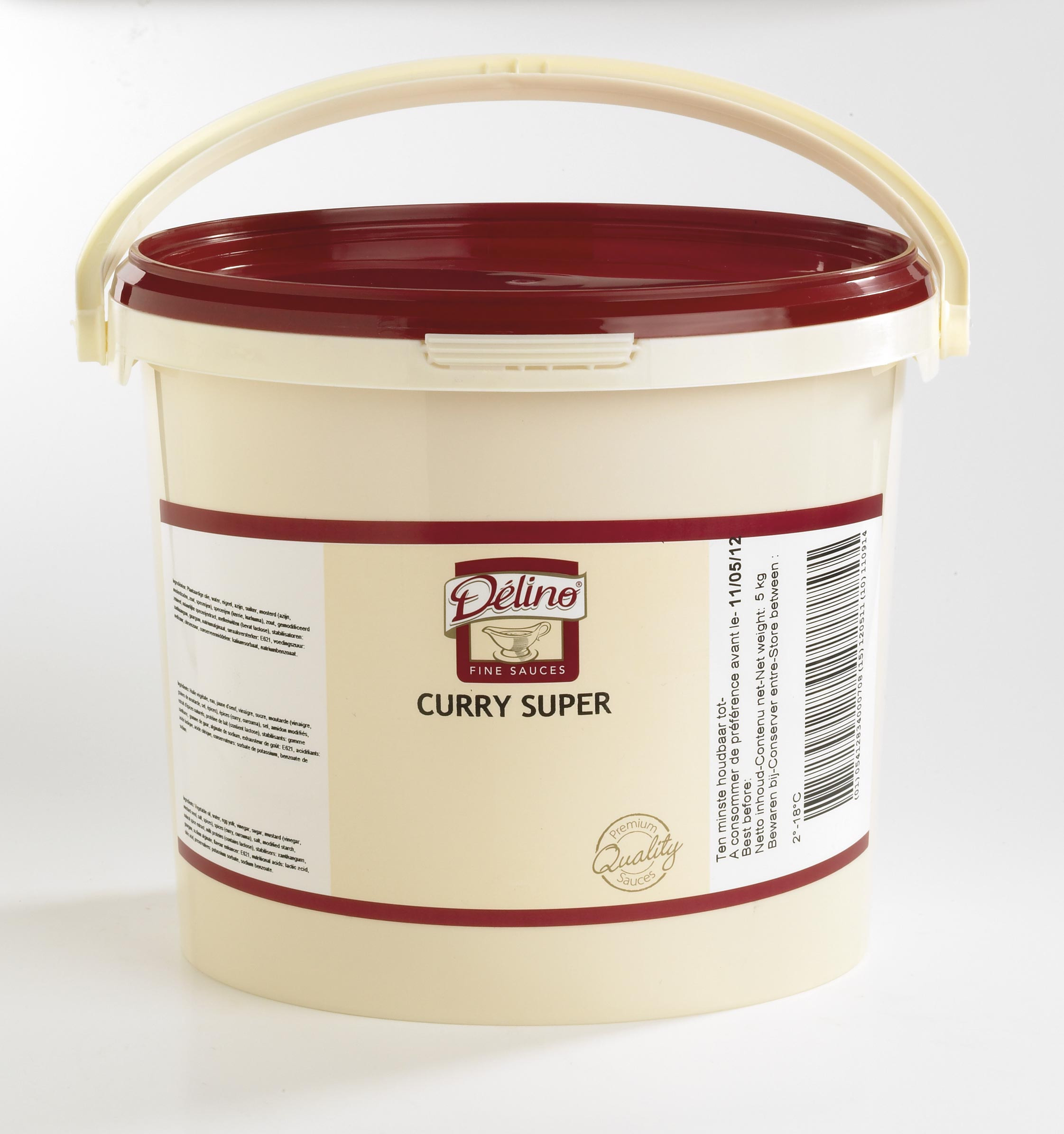 Delino sauce Curry Super 5kg seau