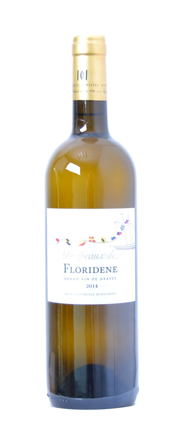 Drapeaux de Floridene Blanc 75cl 2014 Grand Vin de Graves