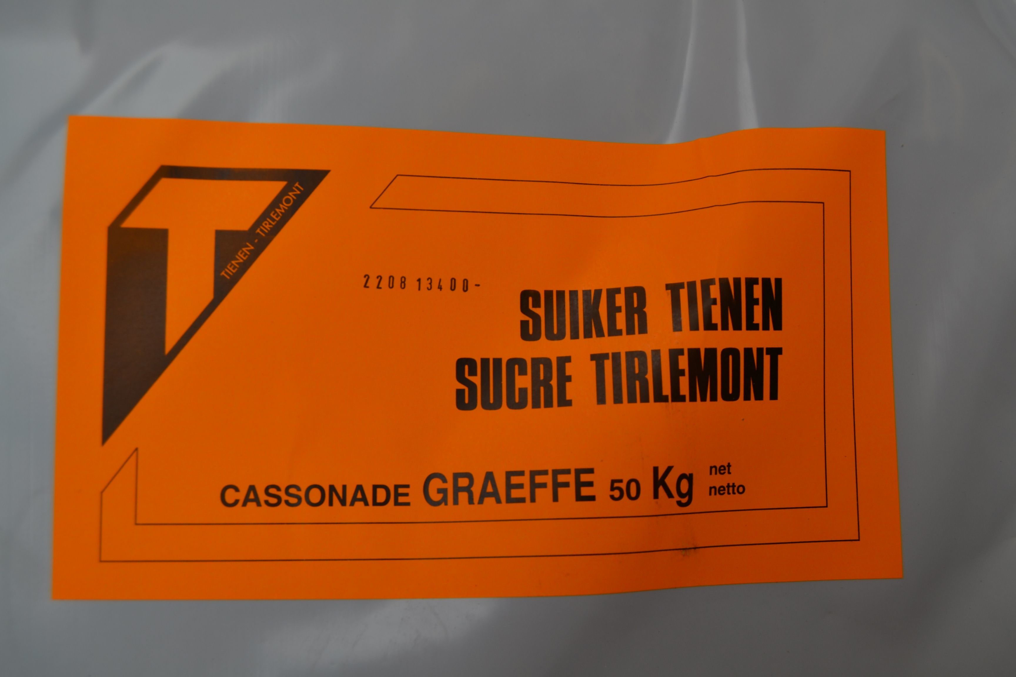Tiense Suiker Cassonade Graeffe 50kg zak