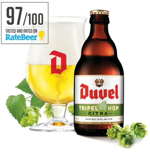 Duvel Tripel Hop 8.5% Citra 33cl Brasserie Moortgat