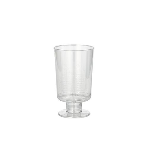 Verres plastique 10cl  transparant 15pc