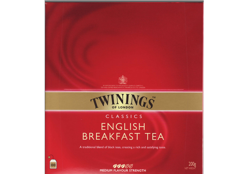 Thé Twinings English Breakfast 100pc